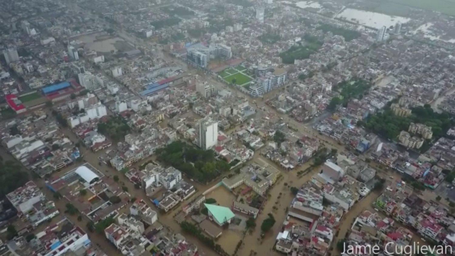 La Libertad: Vista panorámica de la ciudad de Trujillo tras seis huaicos (VIDEO)