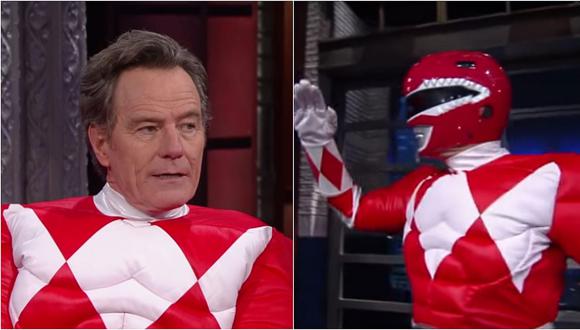 Power Rangers: Bryan Cranston se convierte en el Ranger rojo (VIDEO)