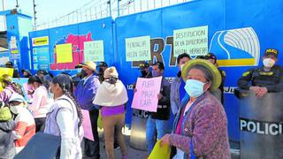 Transportistas hacen plantón contra nuevas concesiones en ruta Huancayo - Jauja