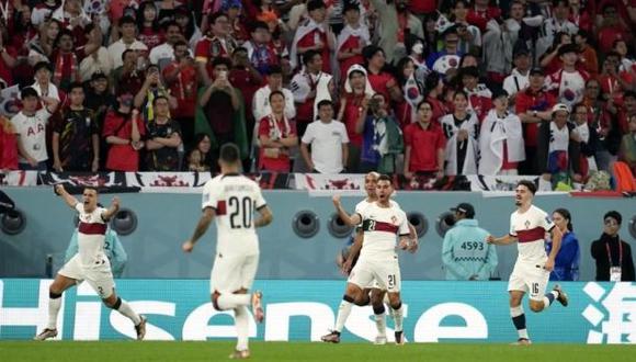 Gol de Horta para el 1-0 de Portugal vs. Corea del Sur en Qatar 2022. (Foto: Twitter)