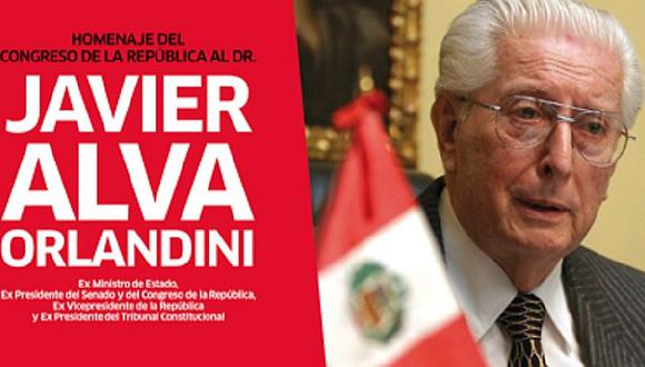 Congreso ​rendirá homenaje a Javier Alva 0rlandini