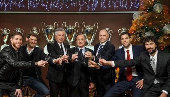 Real Madrid saludó a sus fans por navidad 