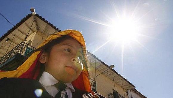 Cusco: Cubrirán patios de colegios para salvaguardar a niños de la radiación solar 