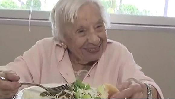 Una mujer de 107 años reveló que el secreto de su longevidad es que nunca se casó