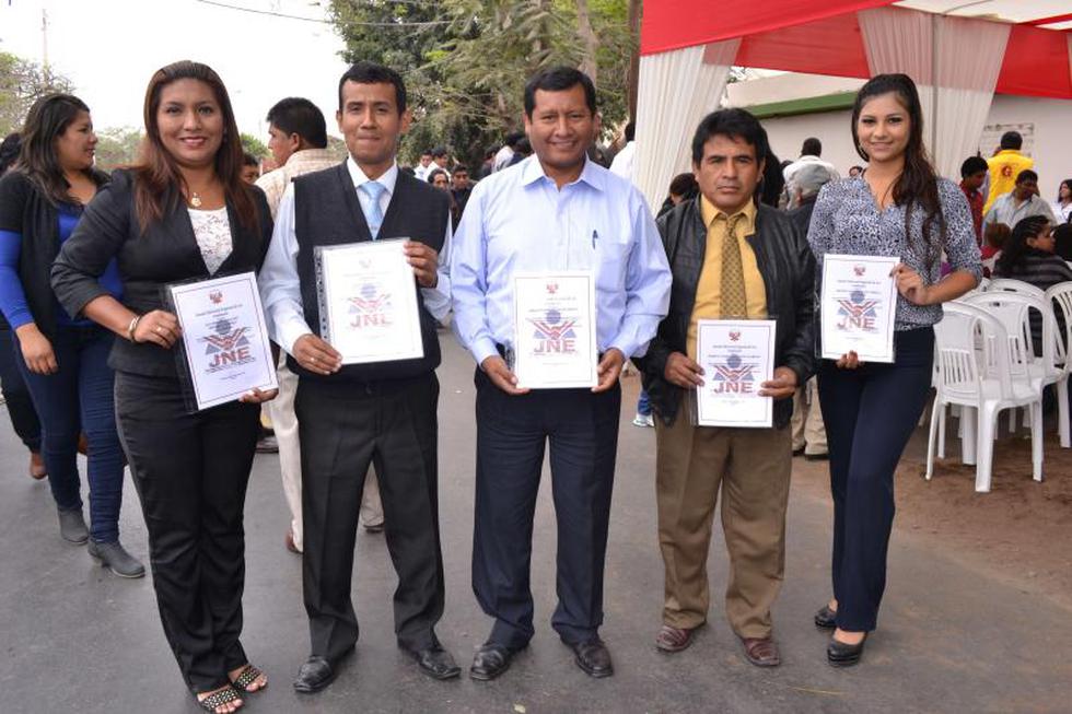 JEE Ica entrega credenciales a las nuevas autoridades electas de Ica, Palpa y Nasca