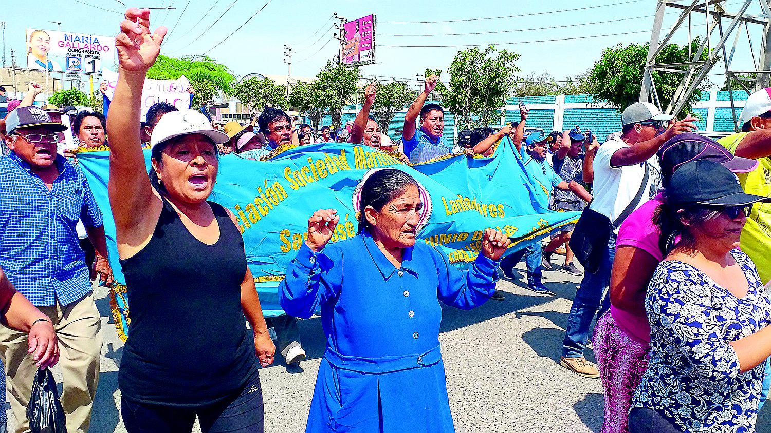 San José reclama por inconclusa obra de saneamiento