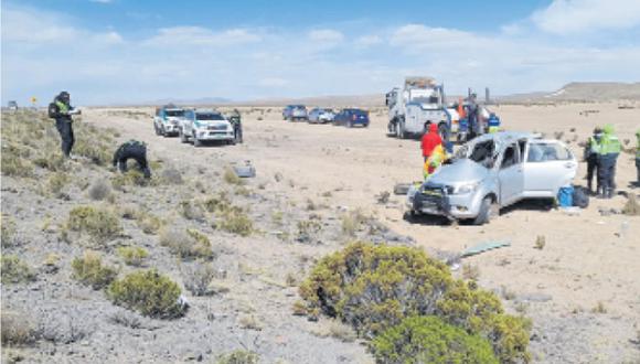 Retornaba a Arequipa desde  la región de Puno. Agentes de la Upiat establecerán causas del fatal accidente. (Foto: Difusión)