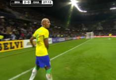 Brasil ya golea: Richarlison completó doblete frente a Ghana (VIDEO)