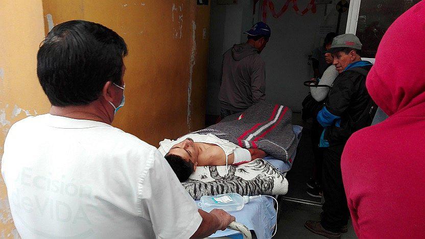 Disco de amoladora se suelta y corta el brazo de un joven padre de familia