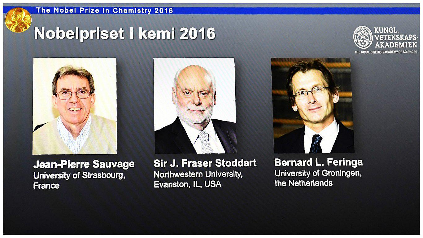 Nobel de Química a tres científicos por el diseño y síntesis de máquinas moleculares (VIDEO)