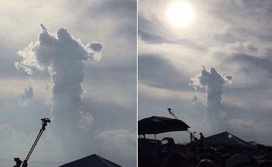 ¿Aparición divina? Venezolanos vieron imagen de 'Cristo' en el cielo (VIDEO)