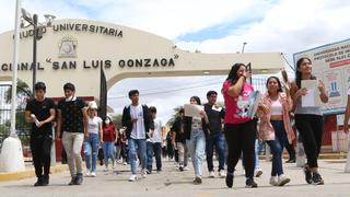 Examen de admisión en la Universidad Nacional San Luis Gonzaga de Ica será el 25 de junio