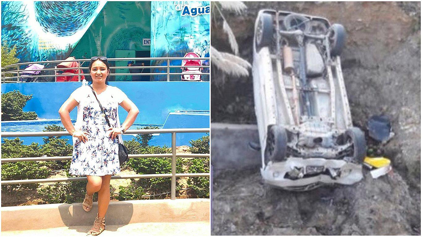 Al menos dos heridos en despiste de auto a abismo en Huamachuco