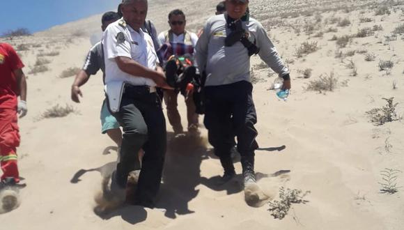 Nasca: Rescatan a turista polaco herido de la duna más alta de América