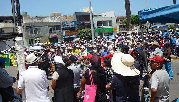 Agricultores de Camaná y Majes protestan contra importadores de arroz