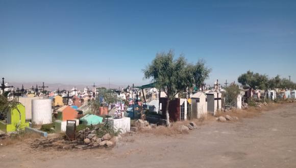 Cementerios llenos en algunos distritos de Arequipa
