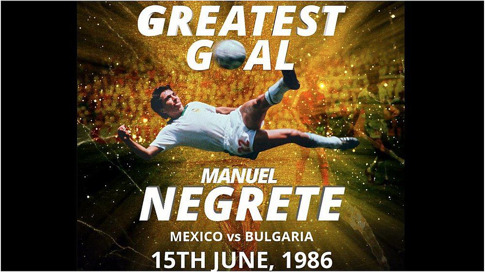 ​Gol de 'tijera' de Manuel Negrete fue elegido como el mejor en la historia de los Mundiales (VIDEO)
