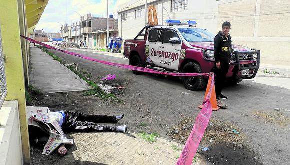 Hombre es hallado sin vida en barrio San Isidro de Juliaca
