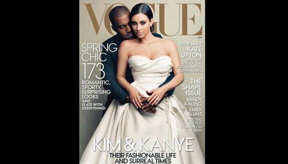 Kim Kardashian es la portada de Vogue para la edición de abril