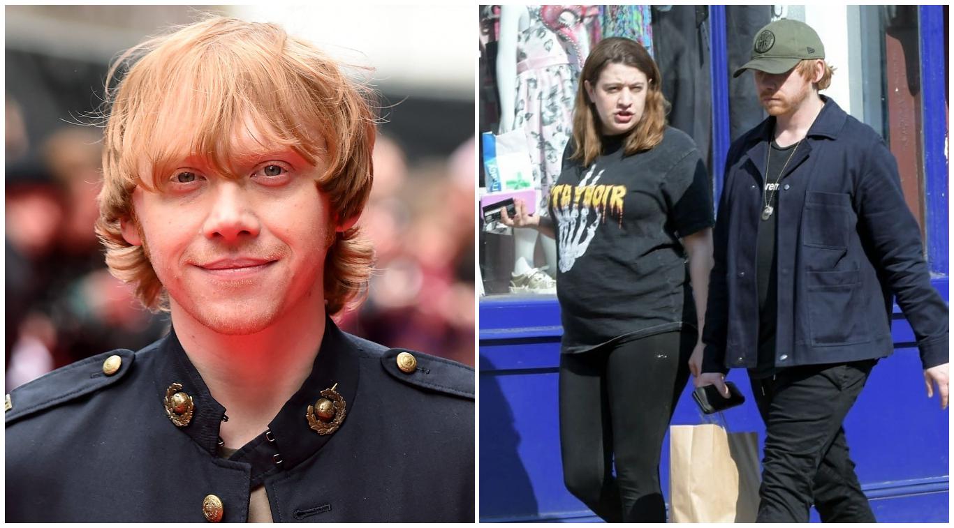 Rupert Grint y su novia esperan a su primer hijo. (Foto: AFP)