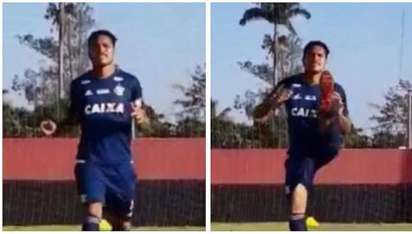 Paolo Guerrero volvió a entrenar con Flamengo luego de cuatro meses y medio (VIDEO)