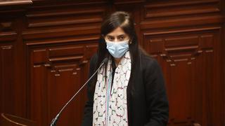Congreso aprueba una moción para interpelar a la ministra María Antonieta Alva
