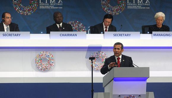 ​Ollanta Humala inauguró sesión plenaria en Junta de Gobernadores del BM y FMI