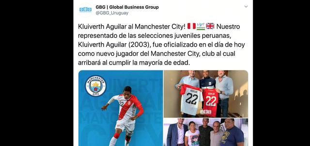 La reacción de los medios extranjeros al fichaje de Kluiverth Aguilar (Foto: captura de pantalla)