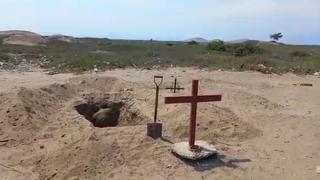 Entierran cadáver de ciudadana chilena en cementerio de Pomalca