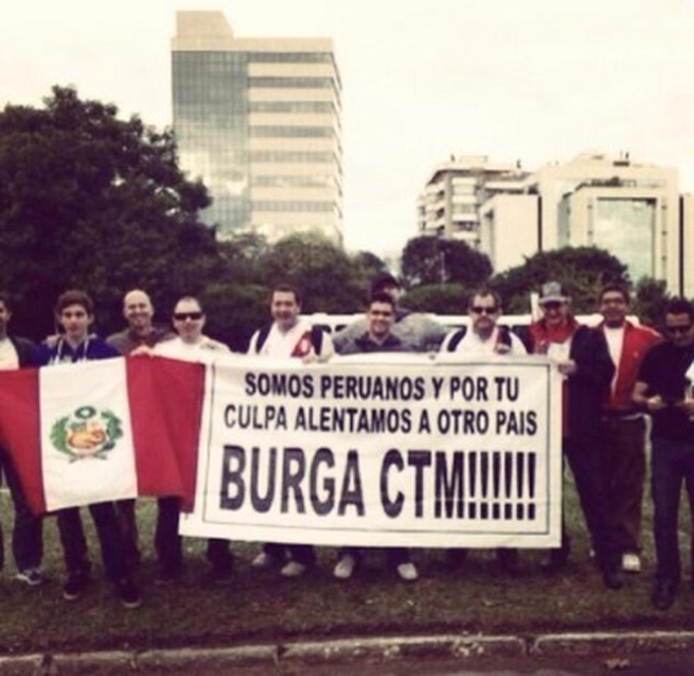 Brasil 2014: Peruanos exigen la salida de Manuel Burga de la FPF