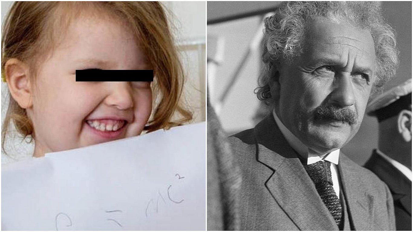 Niña británica de tres años registra un coeficiente intelectual superior al de Einstein
