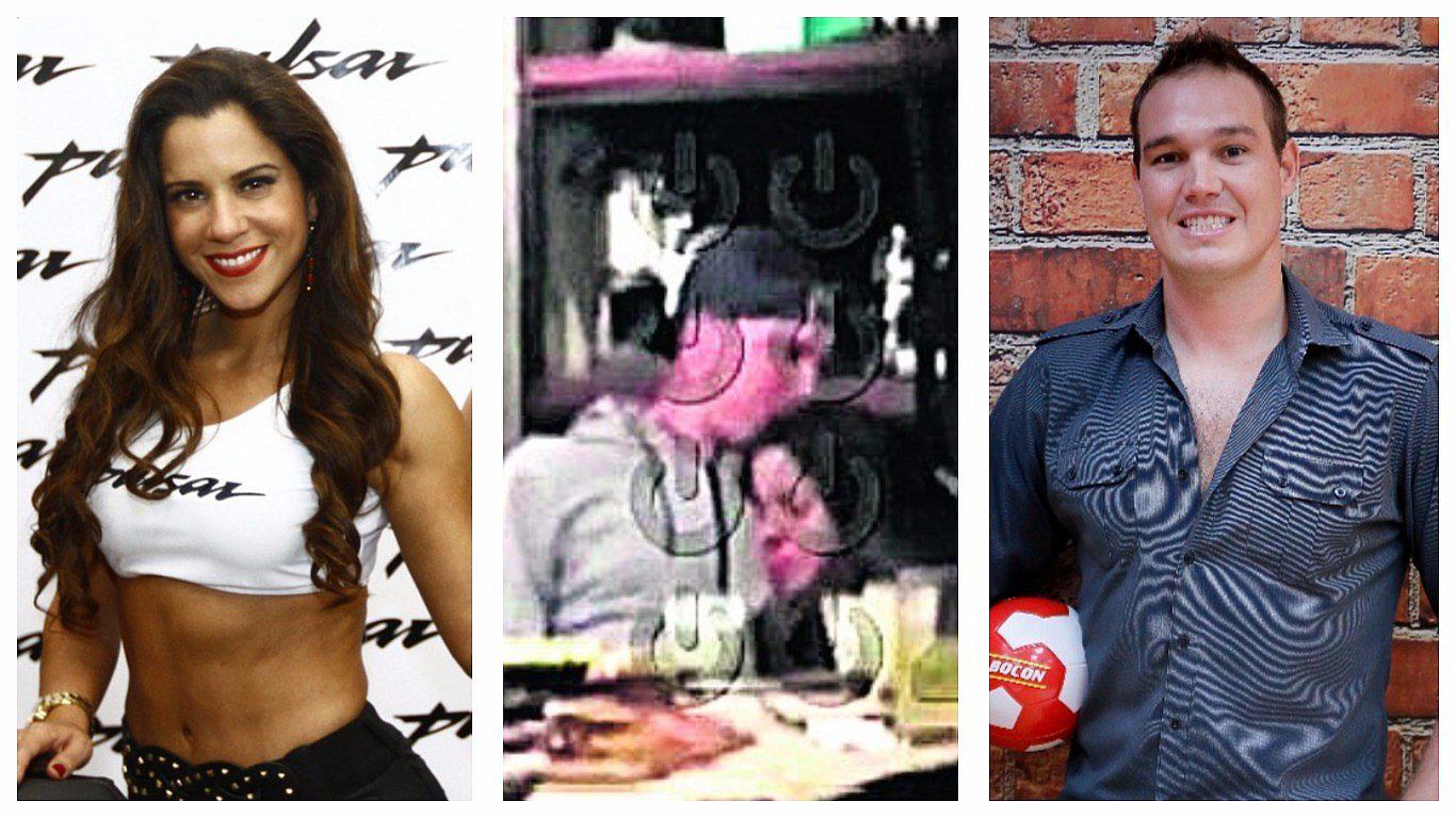 Vanessa Terkes y George Forsyth fueron captados coqueteando