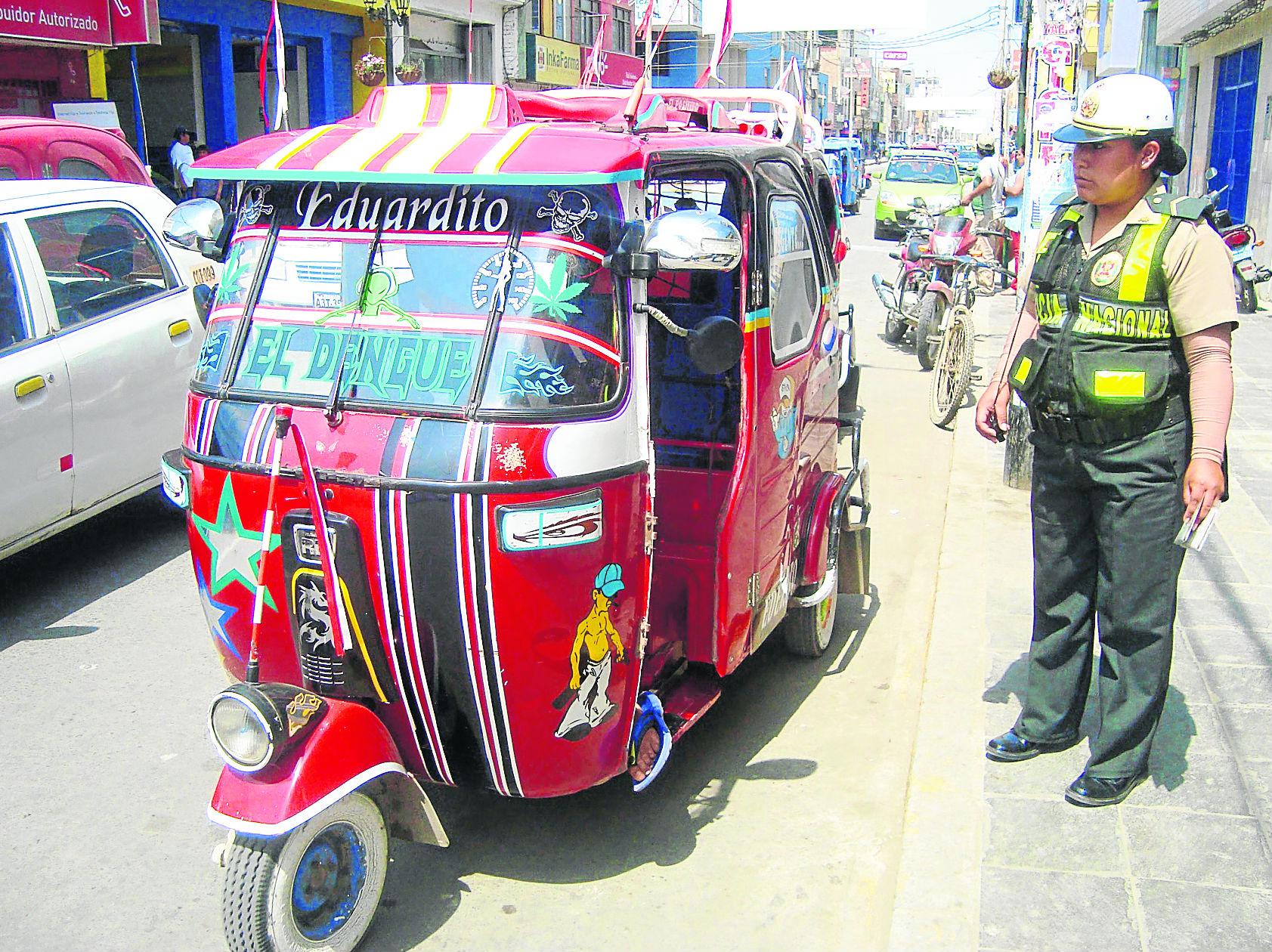 Sacarán de circulación en carreteras a mototaxis