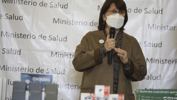 Ministra renuncia en medio de una polémica tras conocerse que el expresidente Martín Vizcarra participó de ensayos clínicos para vacuna contra el COVID-19. (Foto: Britanie Arroyo / GEC)