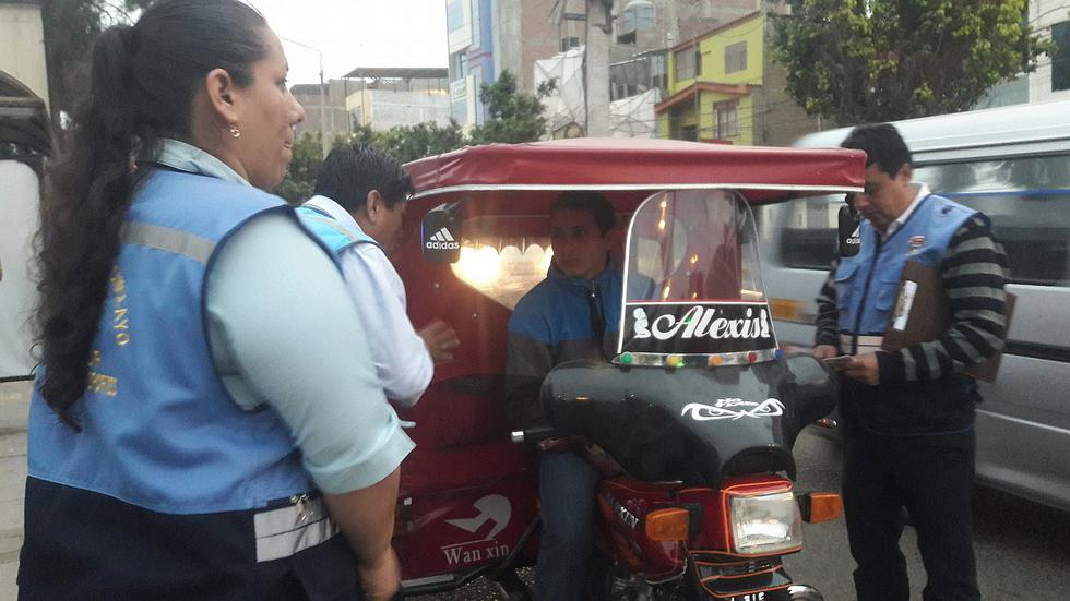 Chiclayo: Intervienen a mototaxistas que desacatan ordenanza municipal