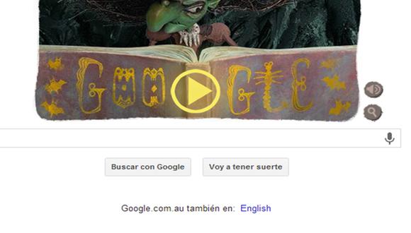 La fiesta de Halloween protagoniza el doodle de Google
