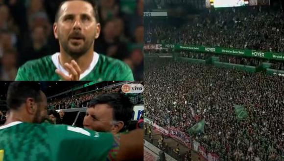 Claudio Pizarro dejó la cancha en su partido de despedida. (Foto: América Televisión)