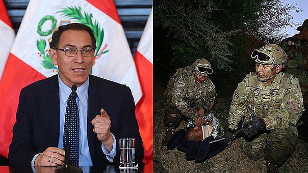 Presidente Vizcarra rinde homenaje a policías asesinados en el VRAEM