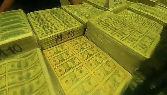 PNP incauta US$ 10 millones y S/. 5 millones falsificados