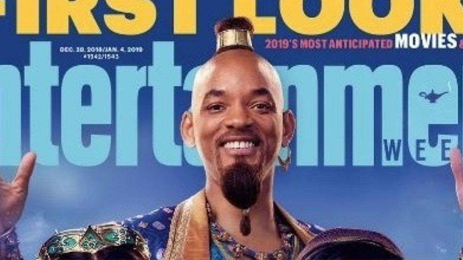 'Aladino': Se publican primeras imágenes de Will Smith como el 'Genio'  