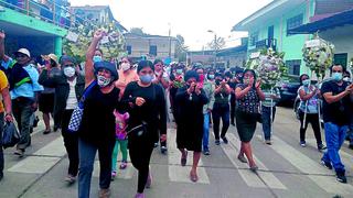 Canchaque: Con gritos de justicia sepultan a joven madre