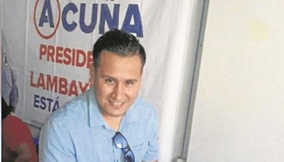 Chiclayo: Regidor renuncia a las filas de APP 
