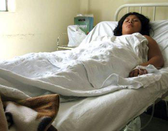 Bala perdida hiere a una embarazada