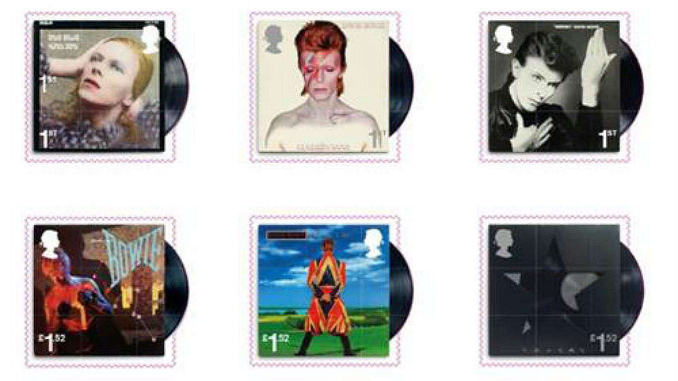 El servicio de correos británico emitirá sellos para honrar a David Bowie