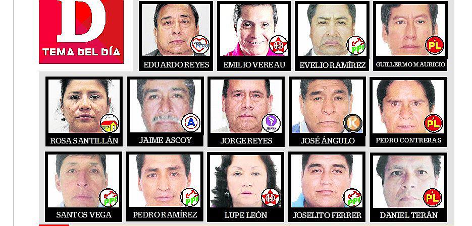 Catorce candidaturas improcedentes en la región 