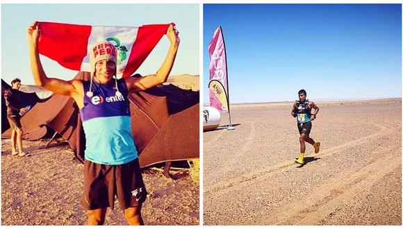 Atleta huancavelicano queda sexto en maratón por el desierto del Sahara (vIDEO)