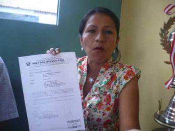 I.E. es impedida de
 participar en Concurso