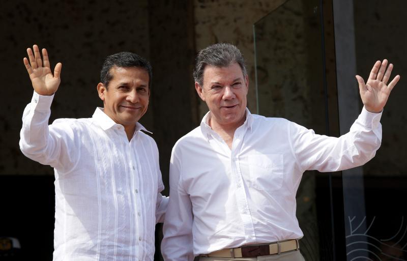 Juan Manuel Santos invitó a Ollanta Humala a la Feria del Libro