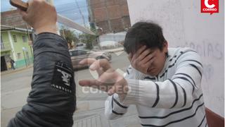 Huancayo: le clavan puñal en los ojos para robarle y joven economista pierde un ojo tras ataque