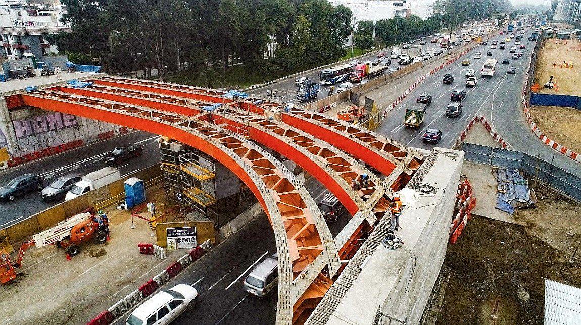 Inician construcción de puente para unir Surco y San Borja en intercambio vial ‘El Derby’ (FOTOS)
